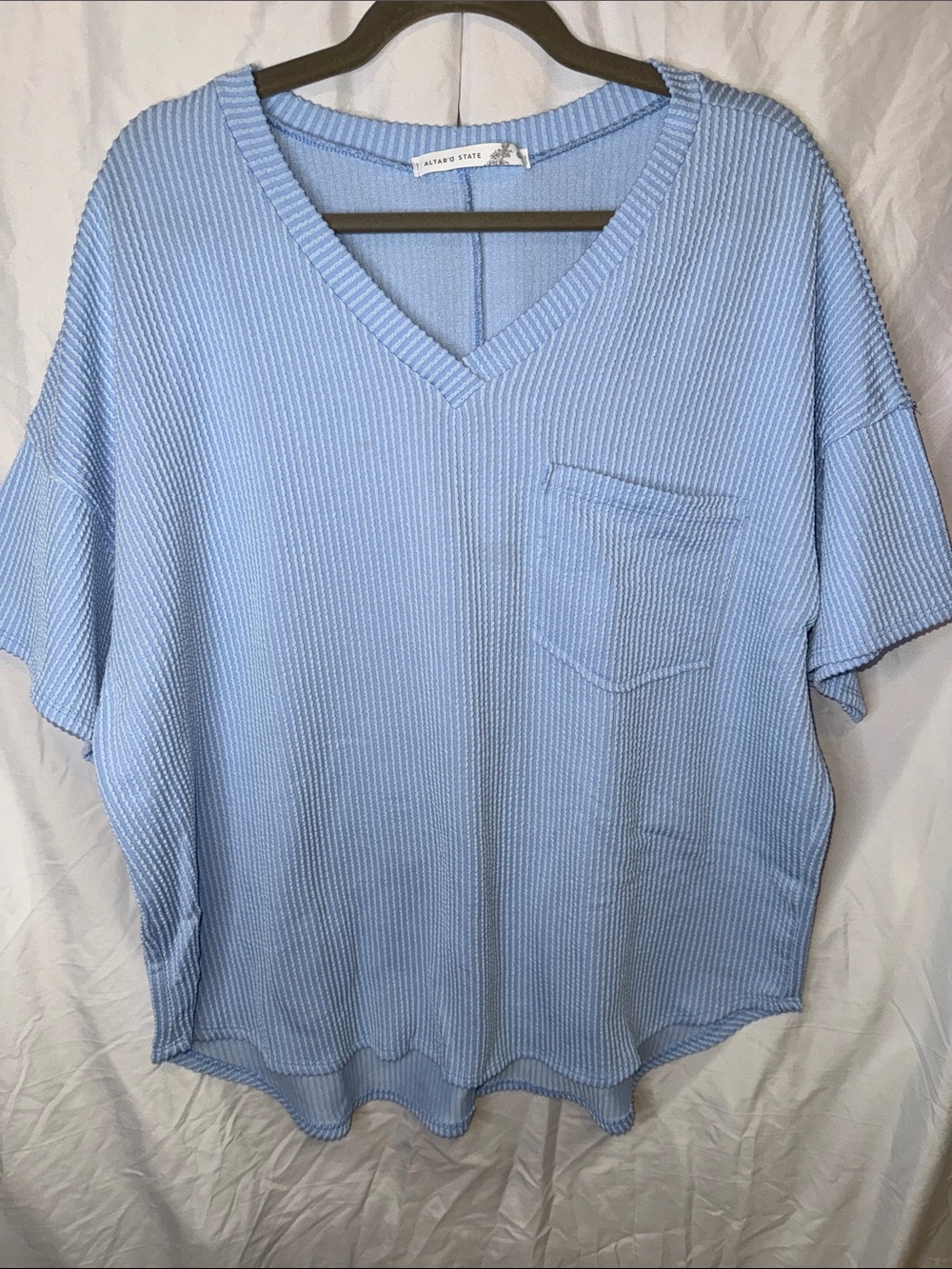 Altar’d State Ribbed Short Sleeve